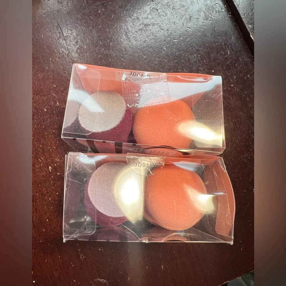 ELF Blending Sponge Duo - Coral and Plum bundle